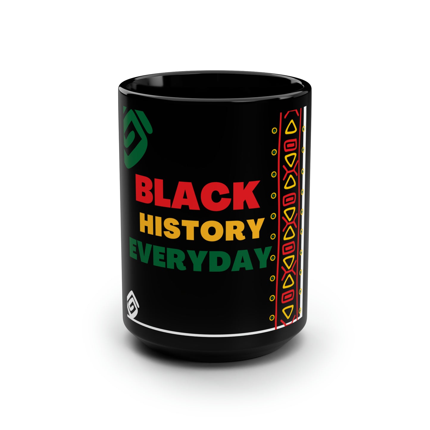 Black History African Pride Black Mug, 15oz
