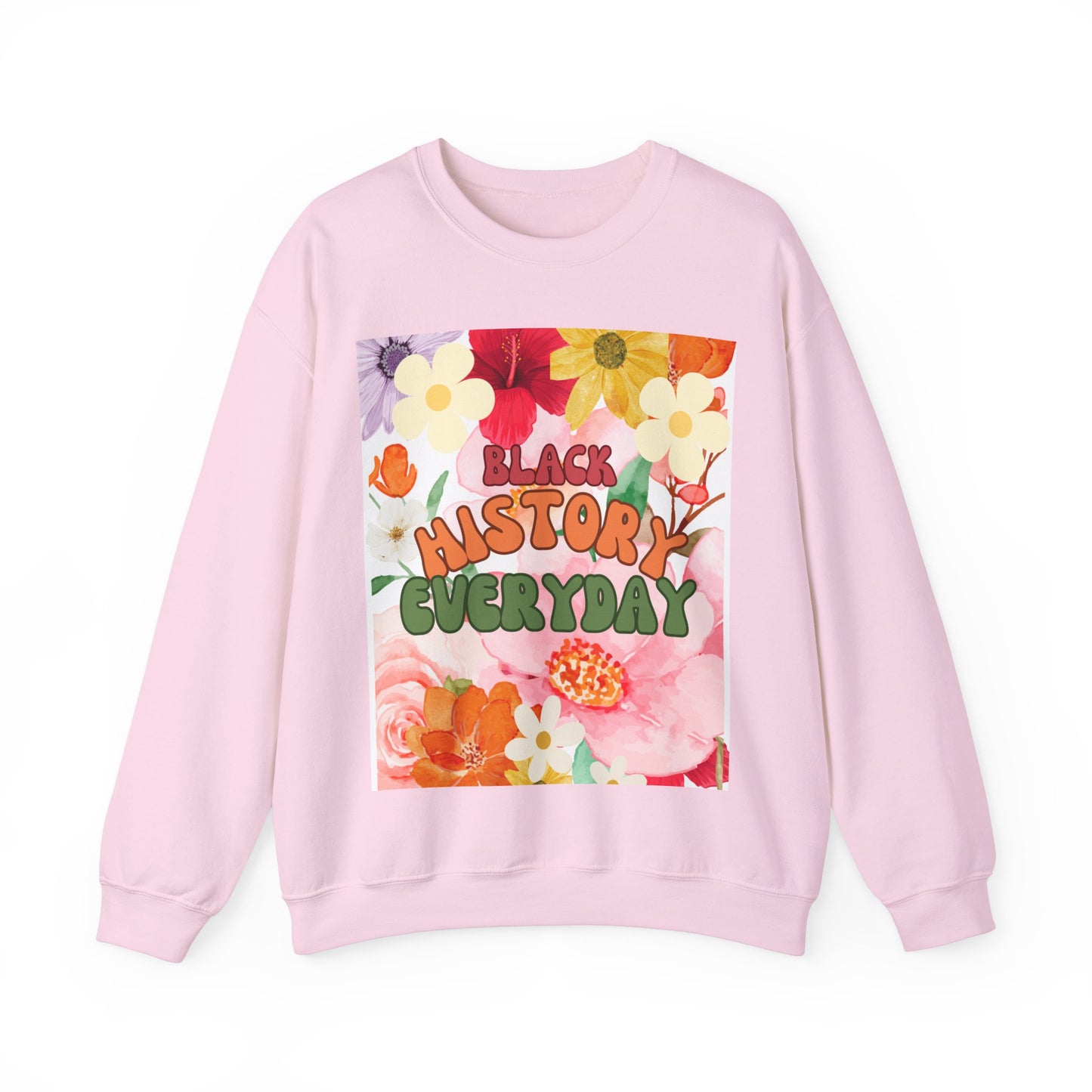 Retro Floral Black History Sweatshirt